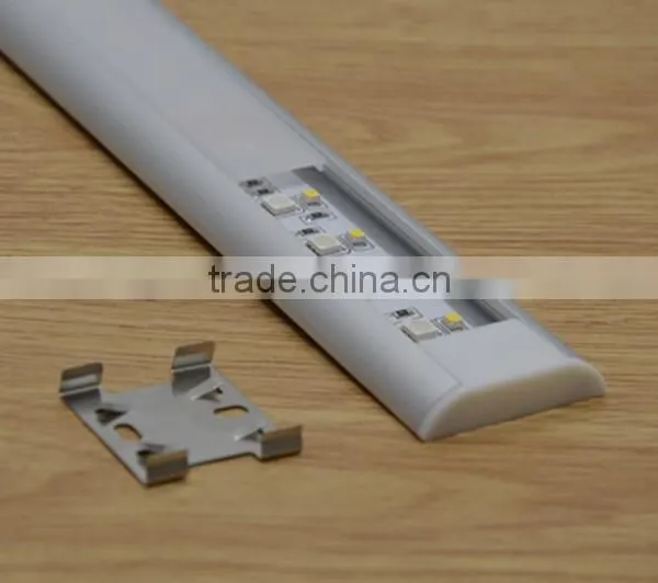 Surface Mounted 26mm Led Strip Aluminium Heat Sink For Double Row Strips photo-2