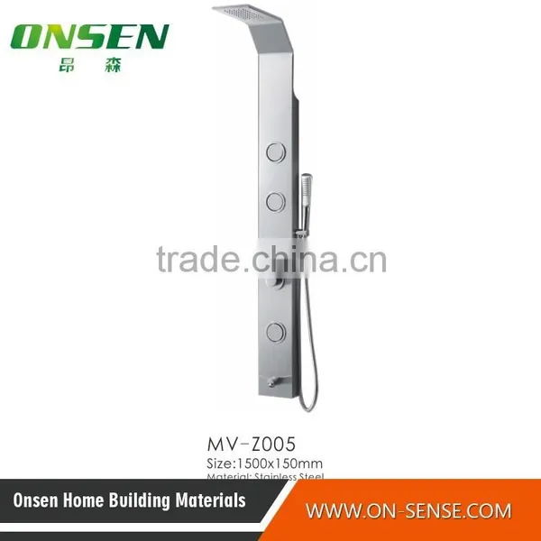 Hot Style Black Shower Panel With Massage Jets photo-6