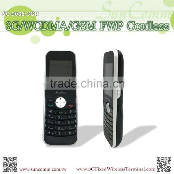 FCC SC-397-GH3G 3G WCDMA GSM Fixed Wireless Phone Cordless With Bluetooth, Color TFT LCD 2.4", Dock Power Charger photo-3