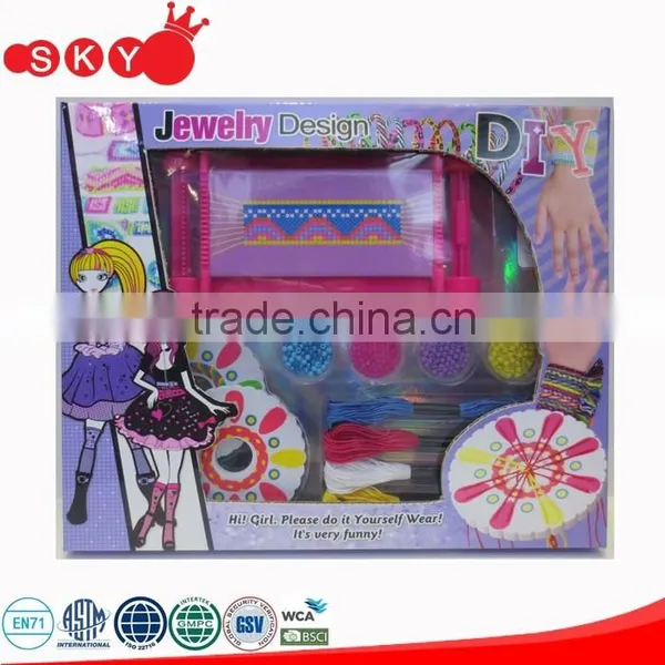 Wholesale Girls DIY Plastic Bracelet Bead Toy Princess Necklace