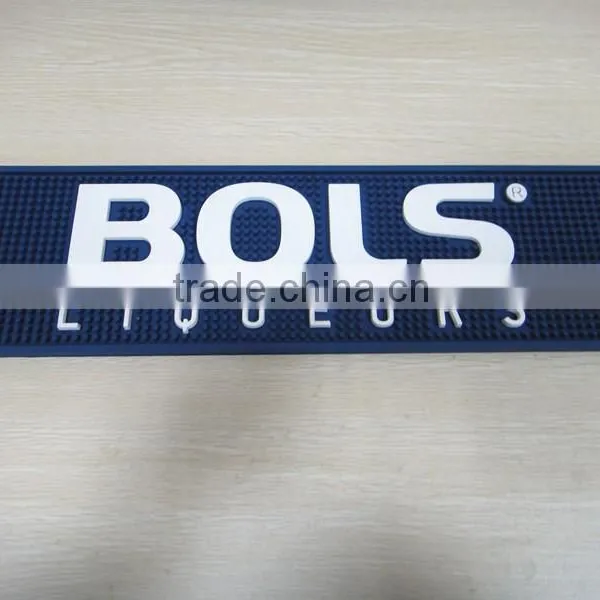 2015 Customized Logo Brand Soft Pvc Bar Mat photo-5