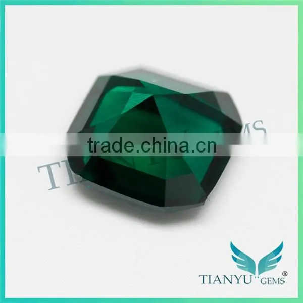 1 Carat Emerald 6.5x6.5 mm Emerald Cut Synthetic Emeralds for Sale photo-4