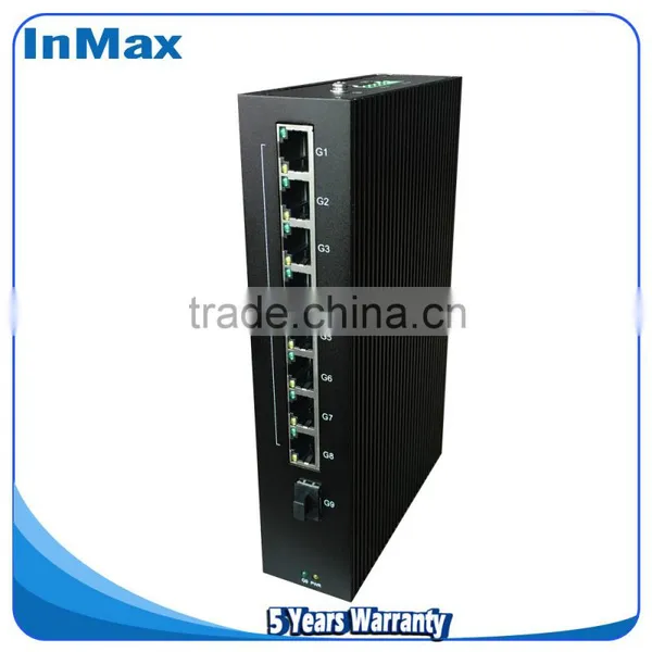 9 Port Gigabit Unmanaged PoE Switch, Industrial Grade Network Switches P509A photo-3