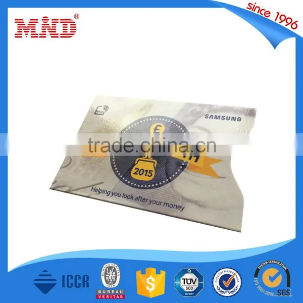 MDBS43 Manufacturer RFID Blocking Plastic Business Card Sleeve photo-4