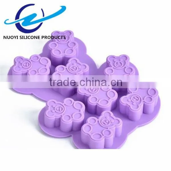 Food-grade Bear Shape Silicone Cake Mould photo-6