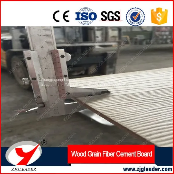 Wood Grain Fiber Cement Both Internal External Wall Cladding photo-5