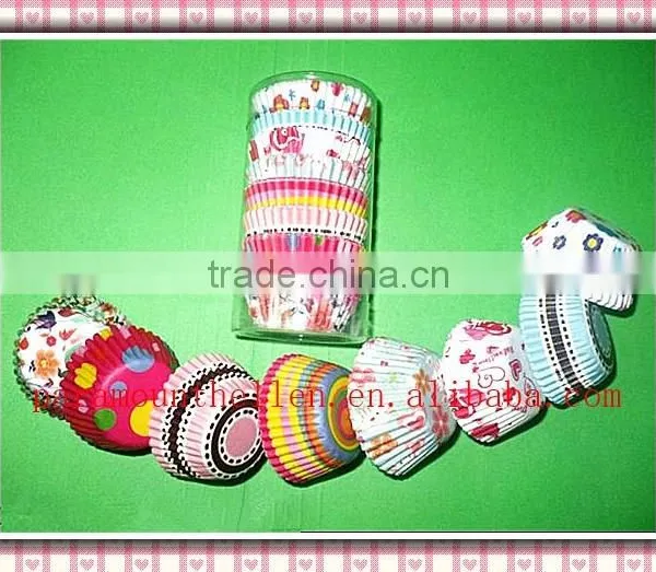 Wholesale Paper Cupcake Liners Cupcake Cases Baking Cup Plastic Tube Package for Supermarket photo-4