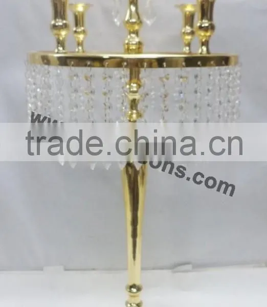 Gold Plated Candelabra and Centerpieces for Wedding Manufactured by Royal De Wajidsons in India photo-5