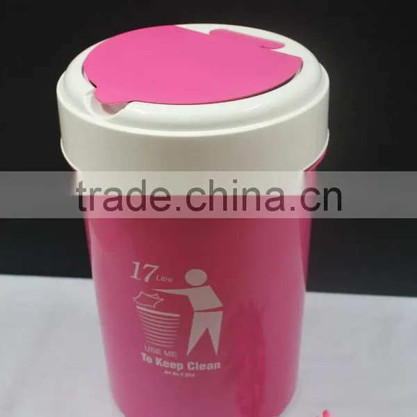 Open Top Dustbin 17 Liter Plastic Dustbin. Suitable to be Used as Office Dustbin, Toilet Dustbin, Sanitary Dustbin