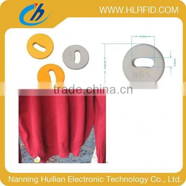 Popular Washable Fabric Rfid Laundry Tag in Alien h3 Chip