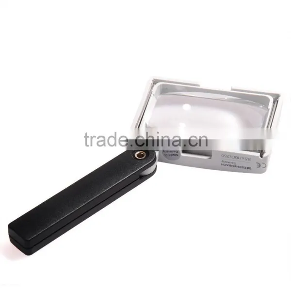 new popular folding magnifier glass, with high quality ,for promotion,custom color,OEM orders are welcome