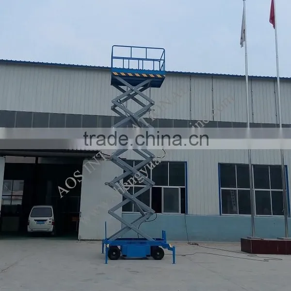 4m Height Hydraulic Mini Scissor Work Lift photo-4