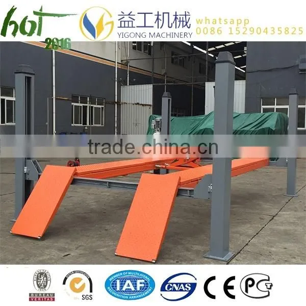 CE Approved 4 Post Car Lift for Sale photo-3