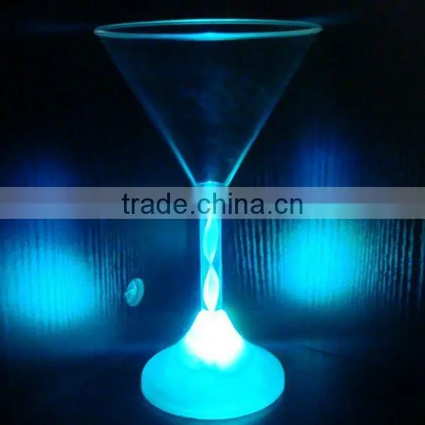 Multi Color Change LED Luminous Glass Cup Drinkware for KTV Bar Promotion photo-3