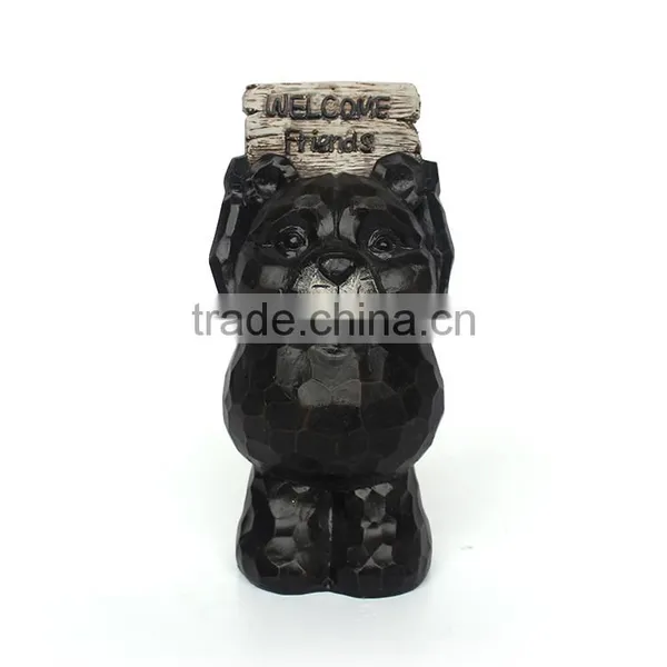 Welcome Ornament Polyresin Bear Garden Sculpture photo-5