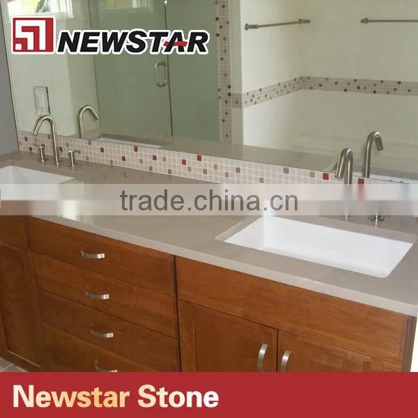 Newstar Villa Project Artificial Stone Banjo Vanity Top photo-4