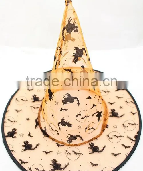 Halloween Tulle Decoration Witch Hat photo-3
