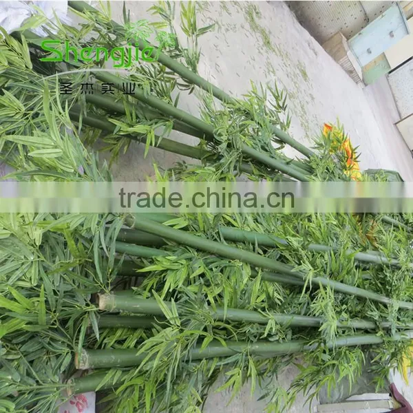 SJLJ013723 High Quality Artificial Bamboo Stick Plastic Evergreen Bamboo Plant photo-4