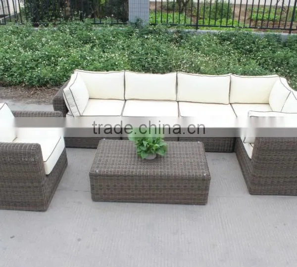 All Weather Use Wicker Sofa Set Patio Furniture photo-2
