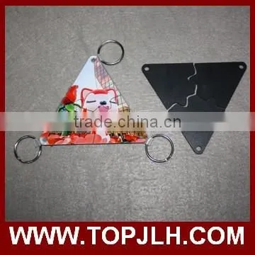 Wholesale Sublimation Custom Keychain Promtion Gifts Keyring photo-4