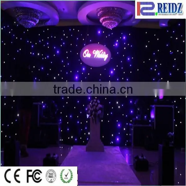 Led Star Curtain Backdrop Design Sample for Wedding and Party photo-5