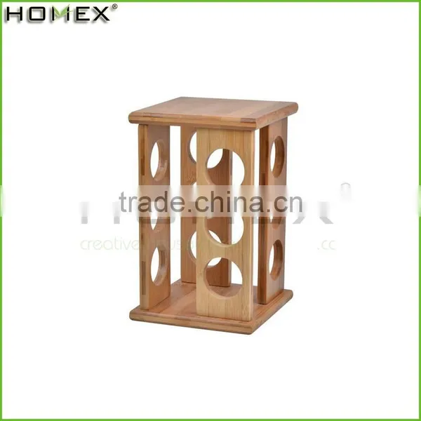 Hot Sale Best Quality Bamboo Wooden Spice Rack With Jar For Restaurant/Homex_Factory photo-2