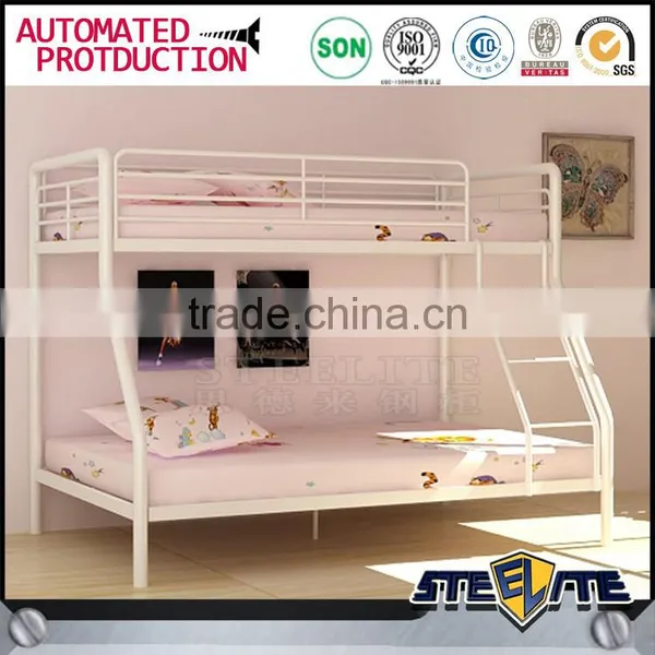 Low Cost Adult Bed Steel Cot Bed Design 2 Layer Metal Bunk Bed photo-2