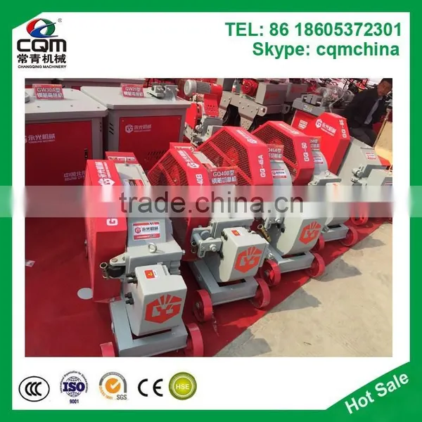 GW50 Reinforcement Carbon Cold Hand Hot Round Steel Bar Cutting Tools Machine