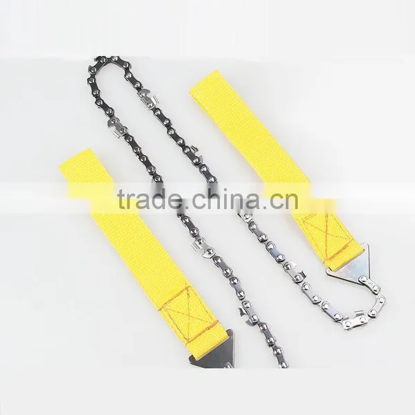 24'' White Handle Survival Protable Pocket Hand Chainsaw photo-4