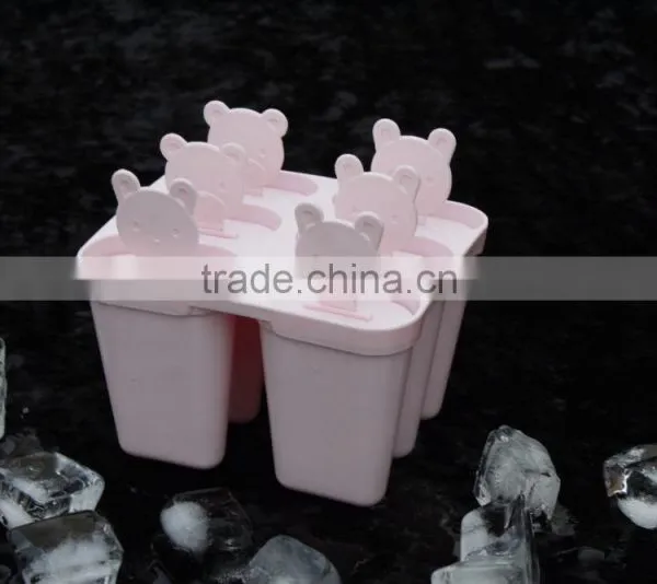 Food Grade PP Cute g 6 Units Plastic Ice Cream Mold For Kids photo-3