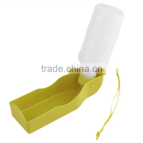 Potable Pet Dog Cat Water Feeding Drink Bottle Dispenser Travel Bowl photo-3