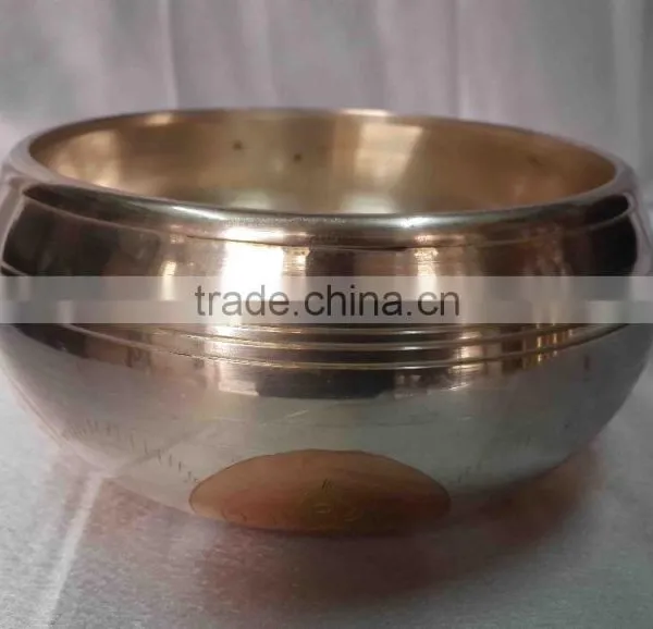 Best Selling Silver Plated Tibetan Meditation & Healing Singing Bowl photo-2