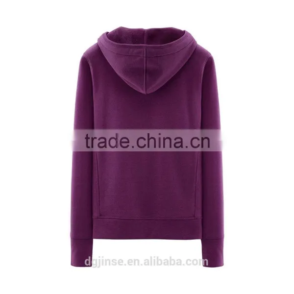 The Winter Ladies Warm Fleece Leisure Wholesale Plain Zip up Flocking to Thicken Custom With Thumb Hole Blank Hoodies for Women photo-3