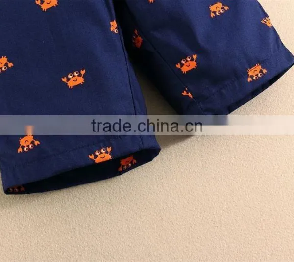 Design Crab Boys Pants Supplier 2015 Summer Mom and Bab Kids Clothing Wholesale photo-4