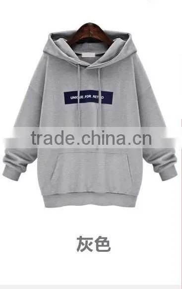 Wholesalep Oversize Woman Sweatshirt With Hood Popular Among Adults CVC(65/35) photo-2