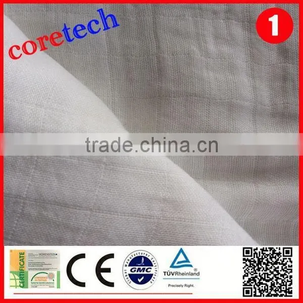 Washable Comfortable Unbleached Muslin Fabric, Muslin Gauze Fabric photo-3
