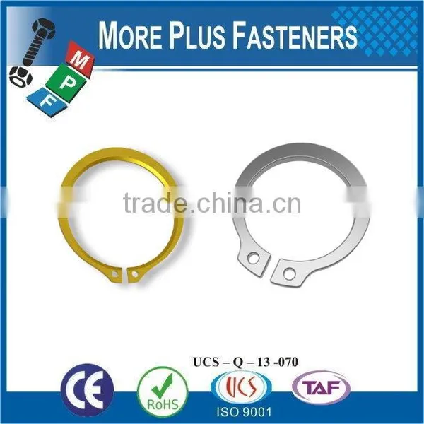 Made in Taiwan Stainless Steel 9/16" Copper Internal External Retaining Ring photo-2