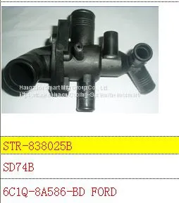 For FORD Thermostat and Thermostat Housing 6C1Q-8A586-BD