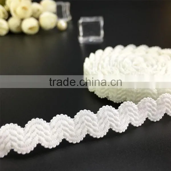 1 cm Lace Waves Stretch Elastic Hook Sideband Bra Underwear Aglet photo-2
