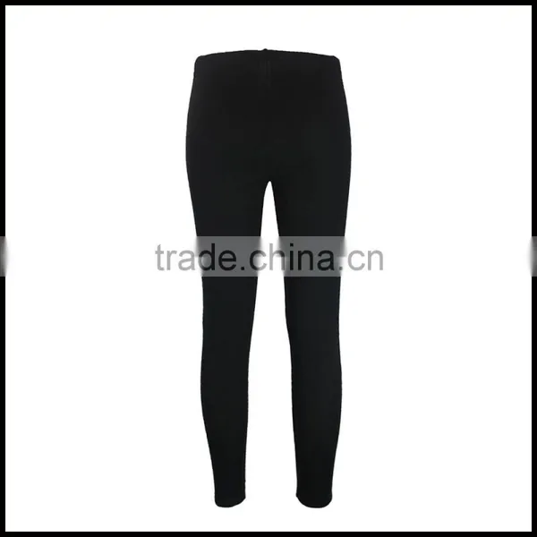 W15-ACC-W-01-PE Black Womens Pants Thermal Sports Underwear photo-2