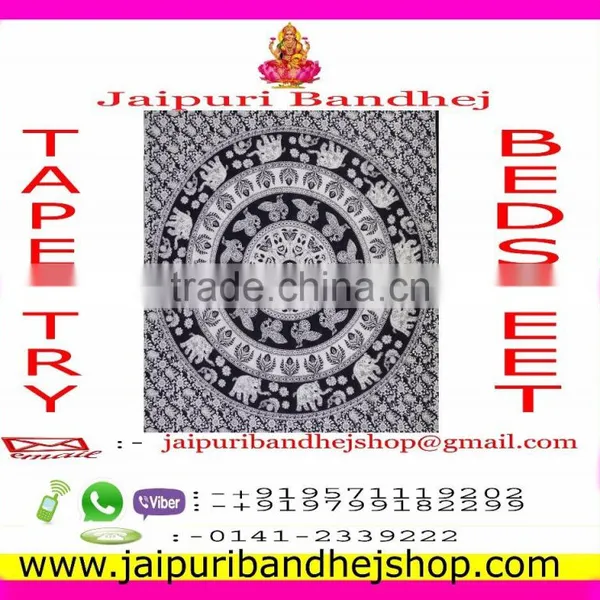 Indian Cotton Mandala Tapestry photo-6