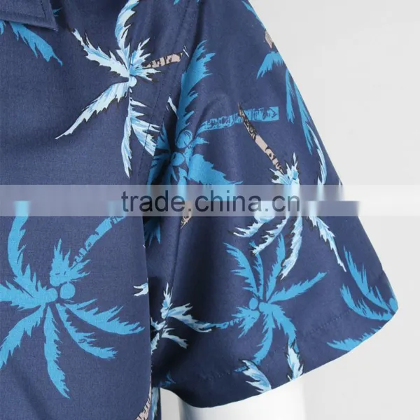 Latest Customized Hawaiian Printed Beach Shirts for Men photo-3