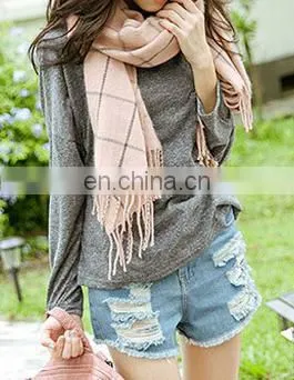 Must Have! Tartan Scarf Hot Women Fashion Shawls Winter Grid Warmer Scarves photo-6