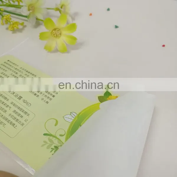 Colorful Logo Custom Shape 1000ml Adhesive Sticker Label PVC Sticker for Shampoo Packaging photo-4