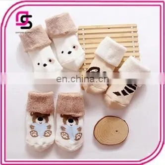 In Stock Newborn Babies Looped Cotton Socks Baby Socks photo-2