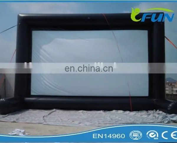 Outdoor inflatable movie screen/inflatable screen/inflatable projector screen