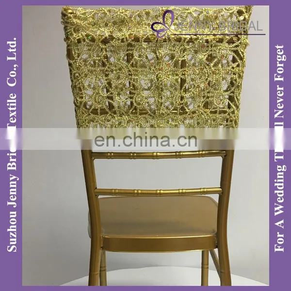 C183L White Embroidered Lace Chair Covers Wedding Lace Chair Sashes photo-4