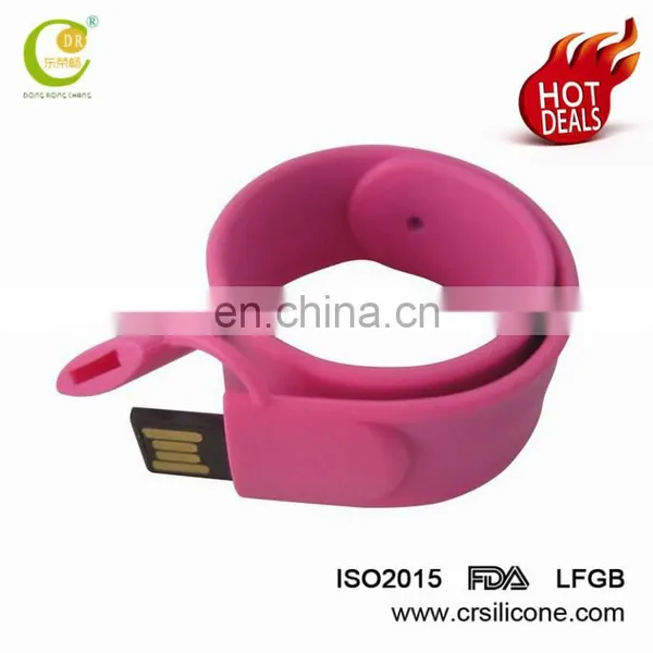 Promotional Corporate Gift Usb Silicon Wristband Usb Flash Drive photo-4