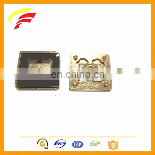 35mm Zinc Alloy Bicolor Two Squares Combined Snap Button for Jacket photo-4
