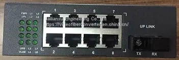 9ports 10/100M/1000M IP Ethernet Optical Fiber Ethernet Switch 8ports Ethernet IP +1port SC Fiber Optical Single-mode Duplex 20KM photo-2